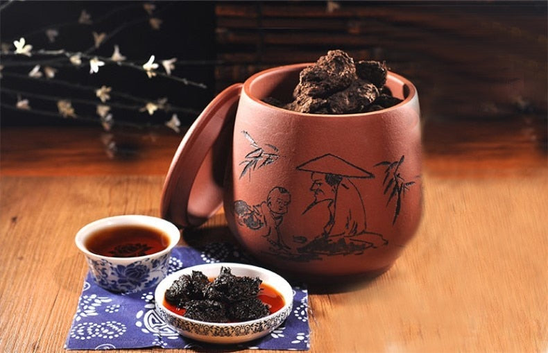 HelloYoungBlack Natural Flavor Puerh Tea Pu'erh Yunnan Puer tea Mini Tuocha Green slimming