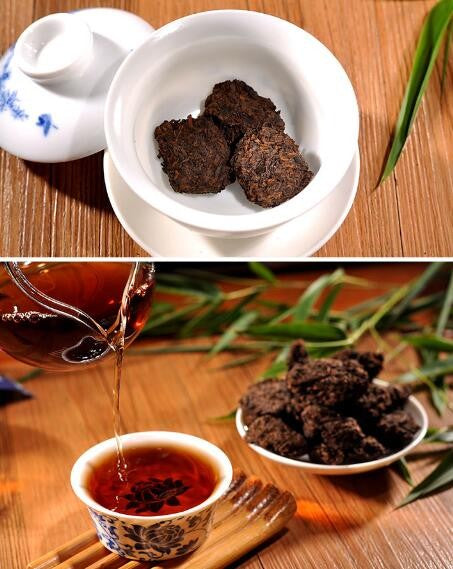 HelloYoungBlack Natural Flavor Puerh Tea Pu'erh Yunnan Puer tea Mini Tuocha Green slimming