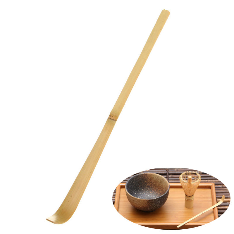 HELLOYOUNG 17cm Handmade Bamboo Chashaku Matcha Tea Scoop Retro Japanese Green Tea Ceremony Matcha Scoop Tea Sticks Tool Main image