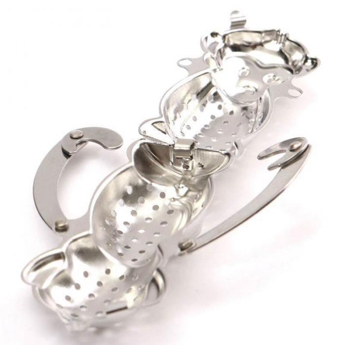 Heart/House/Duck/Monkey/Teapot/Ball/Bird/Shell Full Shape Stainless Steel Infuser Filter Strainer Tea Ball Spoon E2S