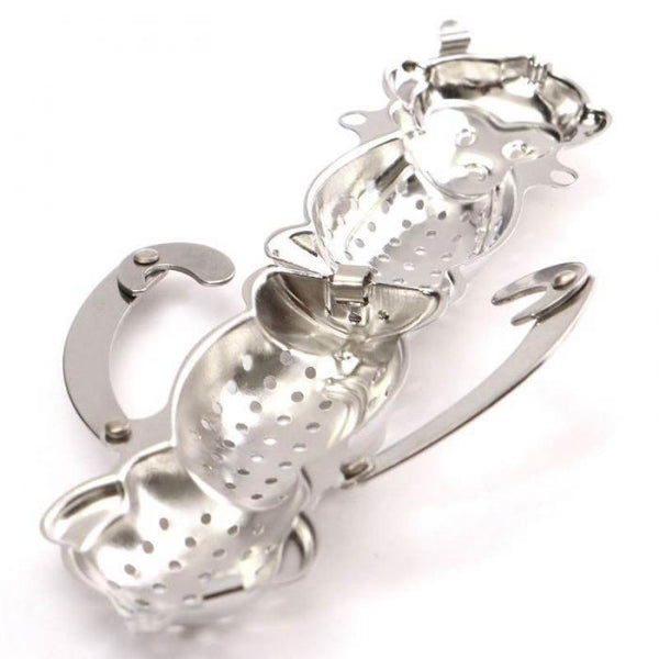 Heart/House/Duck/Monkey/Teapot/Ball/Bird/Shell Full Shape Stainless Steel Infuser Filter Strainer Tea Ball Spoon E2S