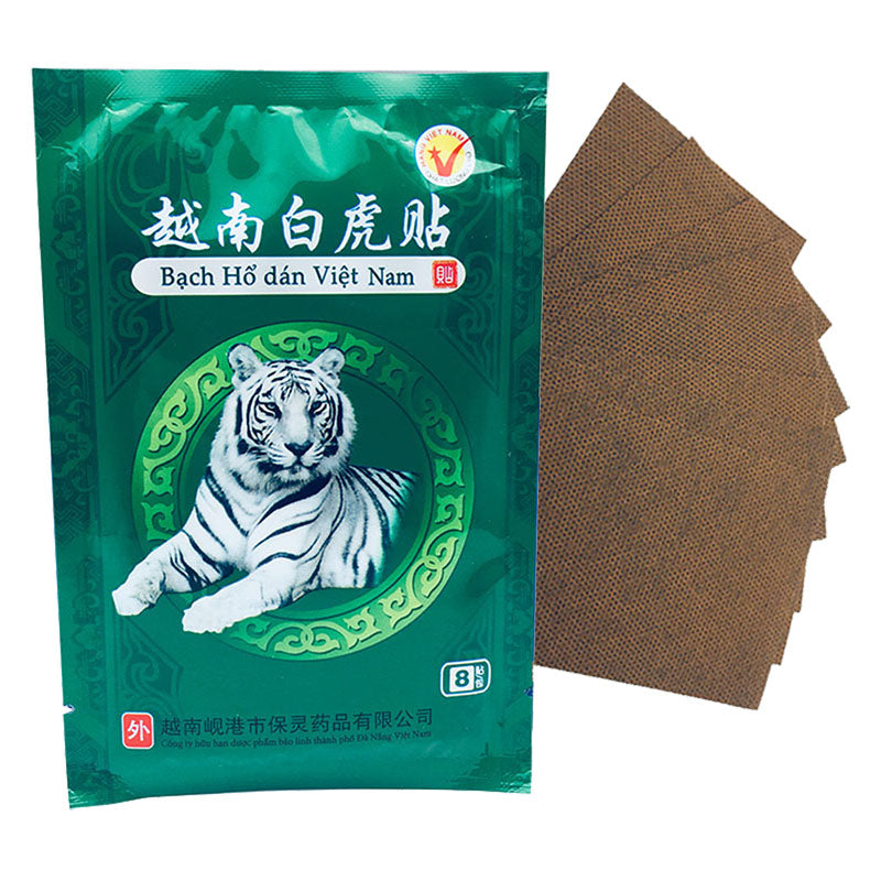 80pcs/lot White Tiger Balm Pain Relieving Patch Muscle Neck Shoulder/Waist/Joint Pain Body Massager Medical Treatment Plasters Main image