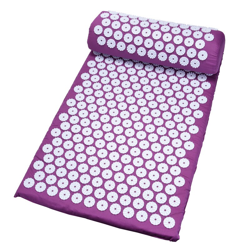 Massager Cushion Acupuncture Sets Relieve Stress Back Pain Acupressure Mat/Pillow Massage Mat Rose Spike Massage and Relaxation