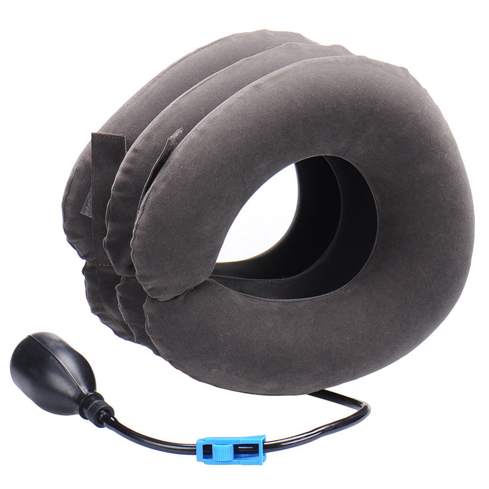 neck massage Inflatable collar to relieve neck muscles, reduce headaches, mild stretching of the cervical spine.