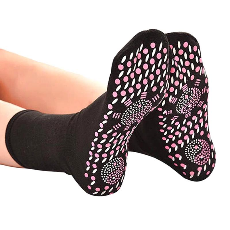 New Self-Heating Health Care Socks Tourmaline Magnetic Therapy Comfortable And Breathable Massager Winter Warm Foot Care Socks