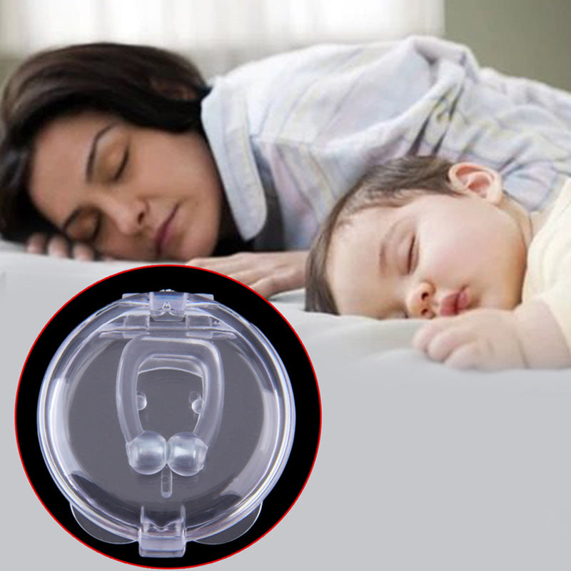 Stop Snoring Anti Snore Nose Clip Apnea Guard Care Tray Sleeping Aid Eliminate or Relieved Snoring Health Care