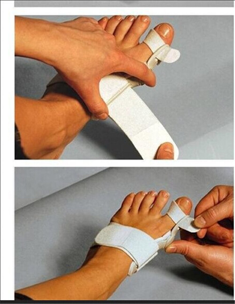2Pcs New Big Toe Care Corrector Foot Massager Bunion Splint Straightener Corrector Foot Pain Relief Hallux Valgus