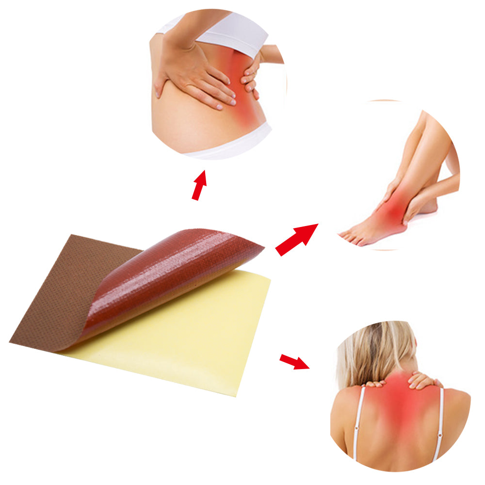 Medicated Plaster Shaolin Medicine Knee Pain Relief Adhesive Patch Joint Back Medicated Plaster Pain Relieving 32Pcs/4bags