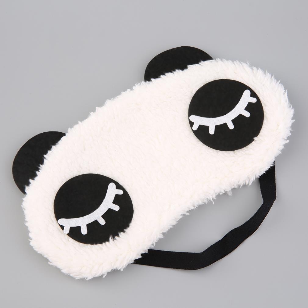 Mask For Sleep Cute Panda Sleeping Face Eye Blindfold Eyeshade Breathable Kids Women Travel Cover Health Care Aid Eyepatch Tool