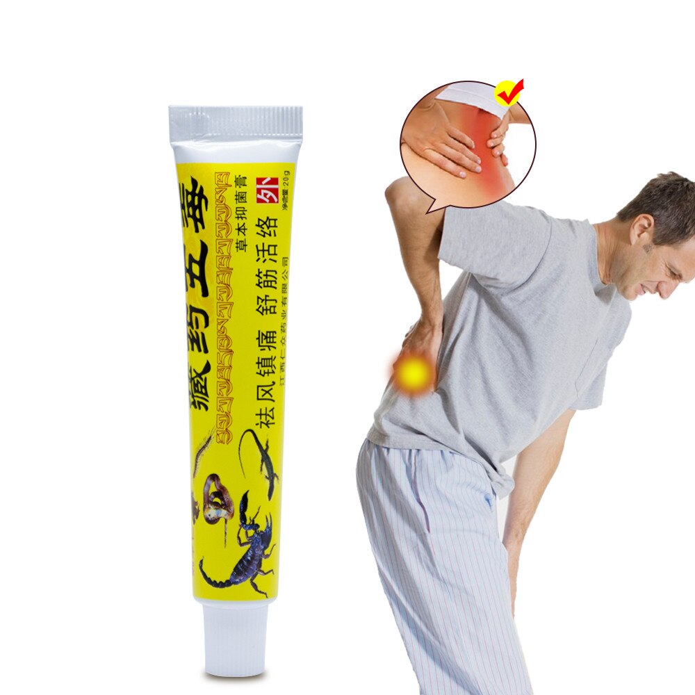 1Pcs Pain Relief Ointment 100% Original Herbal Cream For Rheumatoid Arthritis Joint Muscle Rub Medical Plaster Health Care Main image