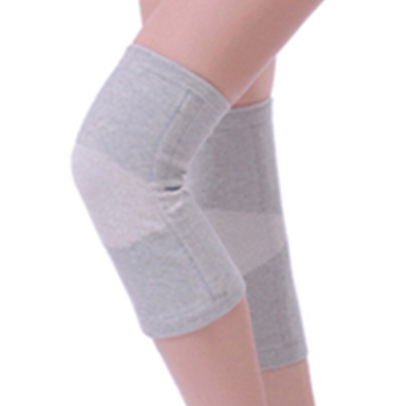1Pair Warm Elastic Breathable Knee Support Brace Bamboo Fiber Health Care Knee Brace Spring Stay Knee Pads Main image