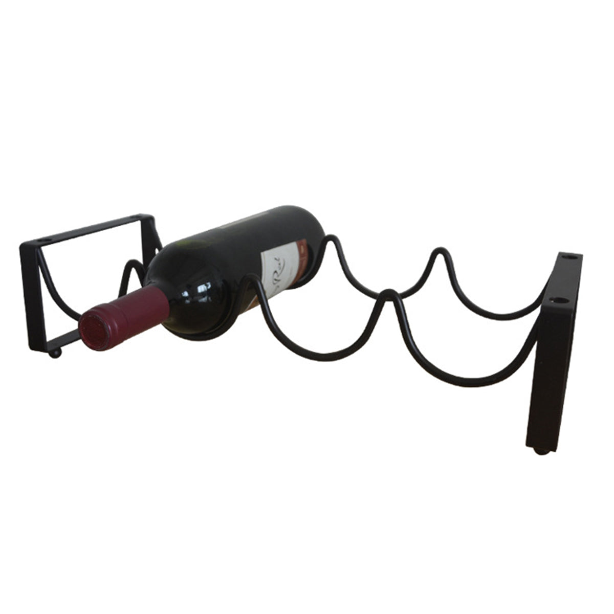 Vintage Creative Wire Wine Rack Bottles Wine Display Rack Stand Storage Holds 4 Bottles Home Accessory