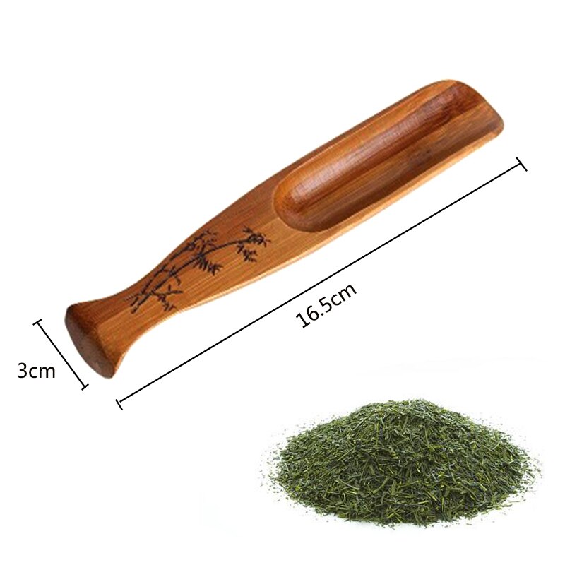 1pc Tea Scoop Shovel Natural Bamboo Coffee Black Tea Spoon Powder Teaspoon Teaware Chinese Tea Accessories Main image