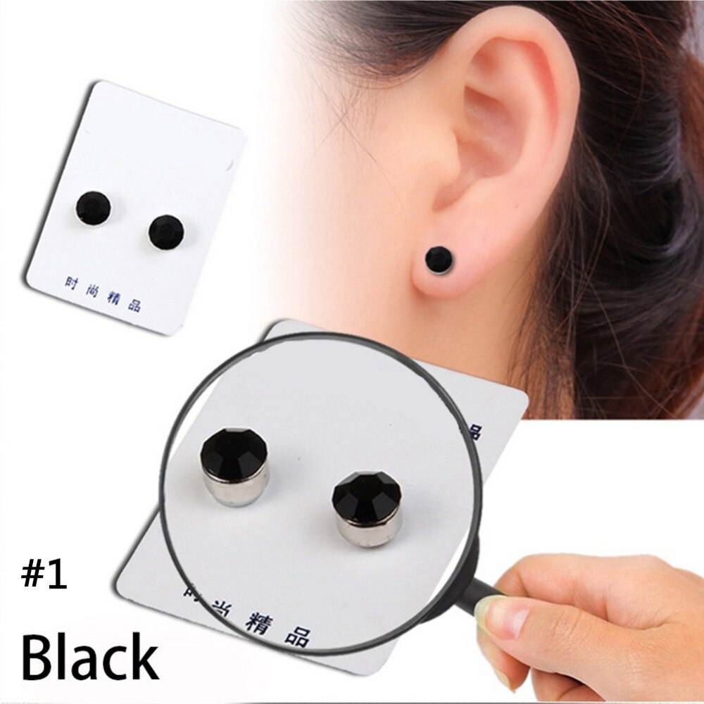 Weight Loss Earrings Healthy Stimulating Acupoints Stud Magnetic Therapy Health Care Slimming Tool 1 Pair