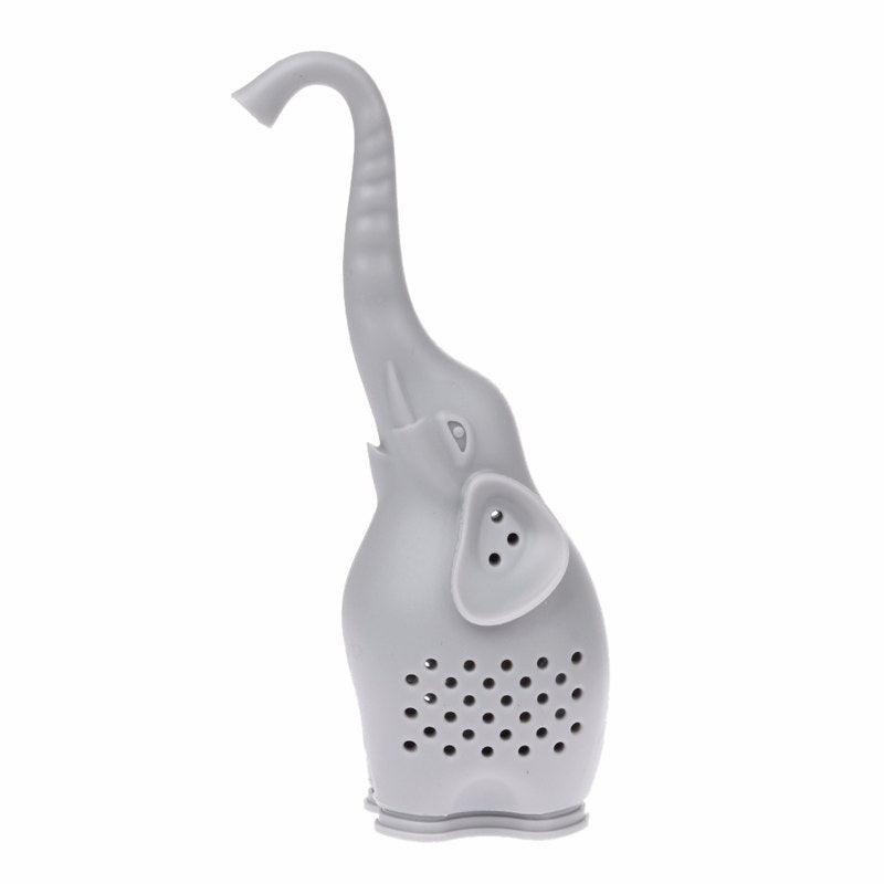 Teapot Cute Elephant Silicone Tea Infuser Filter Teapot for Tea & Coffee Drinkware Kitchen Accessories Drop shipping