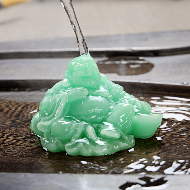 CJ277 Silicone Material Tea pet tea set discoloration tea pet kung fu tea decoration Fortune maitreya Secondary image