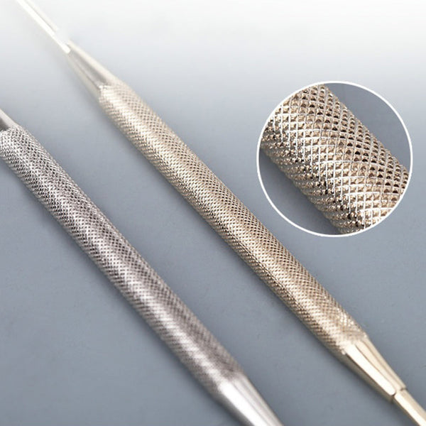 1 Pc Earpick Double-Ended Stainless Steel Spiral Ear Pick Spoon Ear Wax Removal Cleaning Tool Health Care Tool