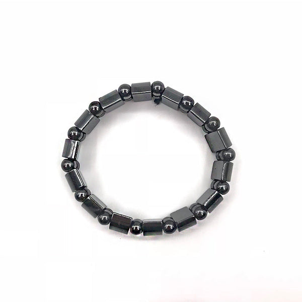 Adjustable Weight Loss Round Black Stone Magnetic Therapy Bracelet Health Care Luxury Slimming Product