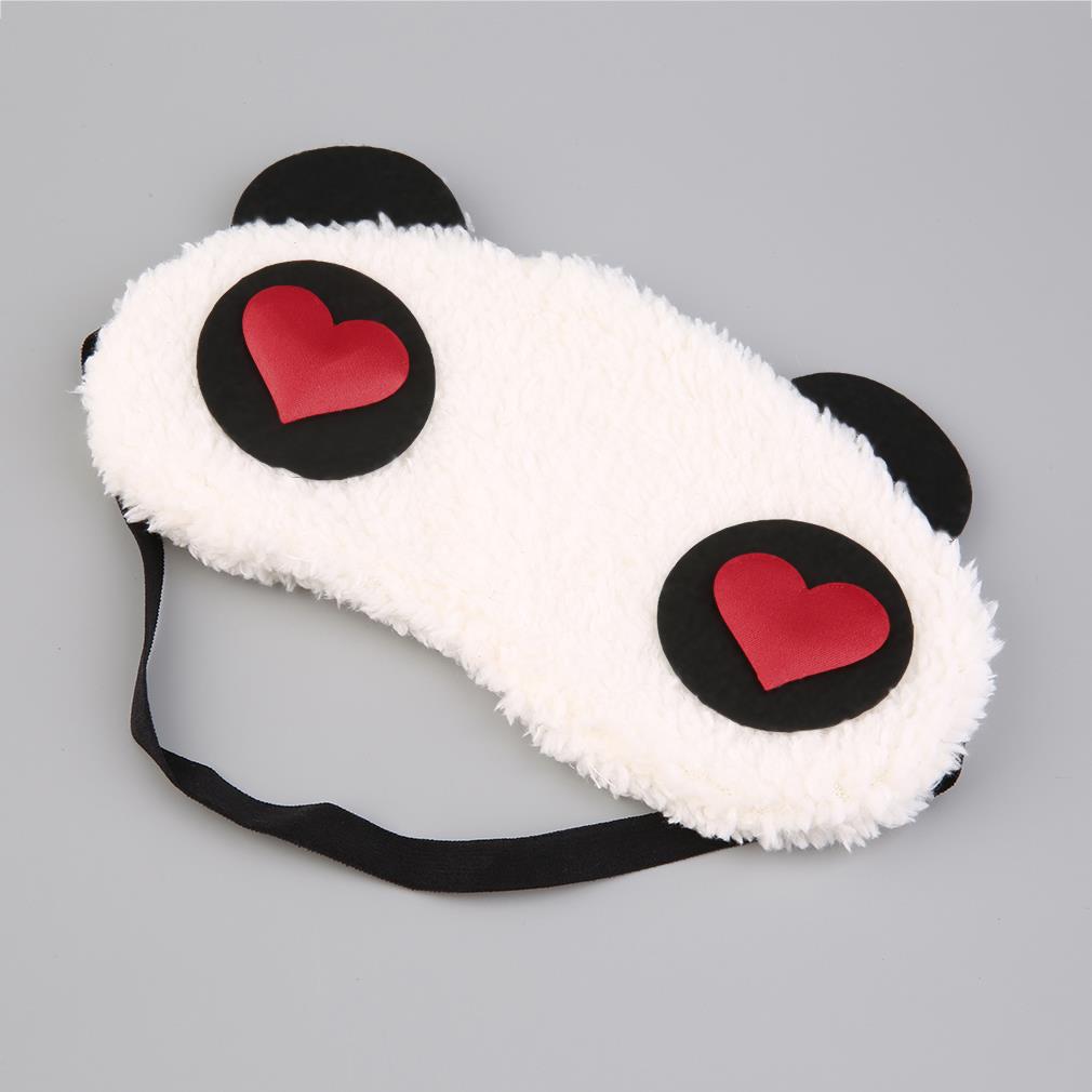 Mask For Sleep Cute Panda Sleeping Face Eye Blindfold Eyeshade Breathable Kids Women Travel Cover Health Care Aid Eyepatch Tool