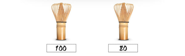 Japanese Ceremony Bamboo Matcha Practical Powder Whisk 80 100 Coffee Green Tea Brush Chasen Tool Grinder Brushes Tea Tools