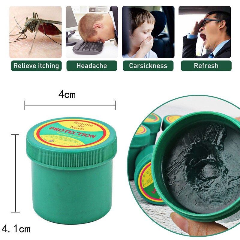 Green Ointment Plaster Anti-itch Mosquito Bites Itching Repellent Essential Balm Cool Refreshing Oil Relieve Pain 30g/100g Secondary image