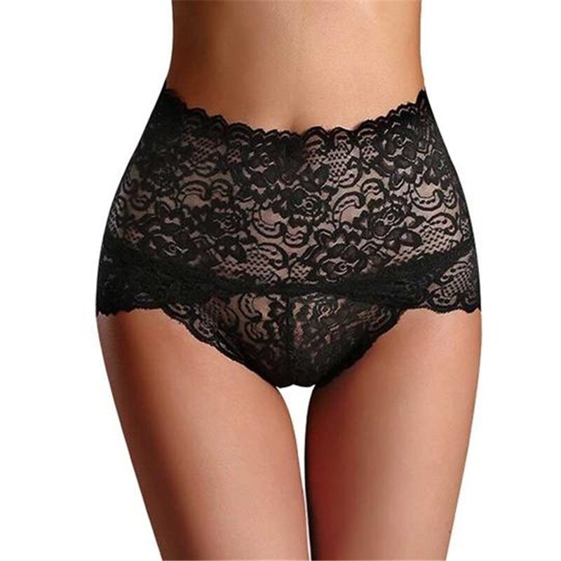 Seamless Lace Panties Hip Lifting High Waist Knickers Lace Panties Weight Loss Slimming Products