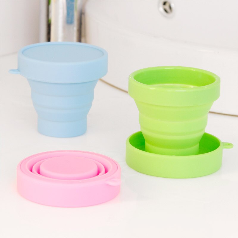 Menstrual Sterilizing Cup Collapsible Silicone Cup flexible to clean Menstrual Cup Recyclable Camping Foldable Sterilizer Cup Secondary image