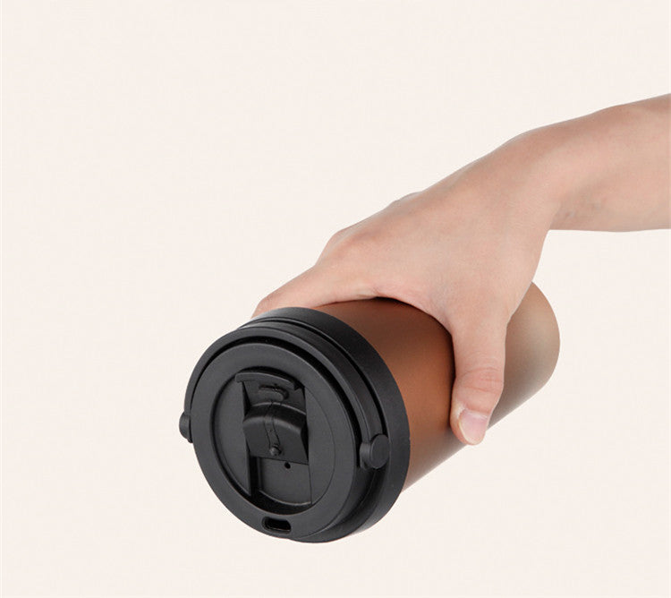 500ml Double Wall Stainless Steel Vacuum Flask Car Thermos Mugs With Handle Coffee Tea Travel Thermal Bottle Tumbler Thermocup Secondary image