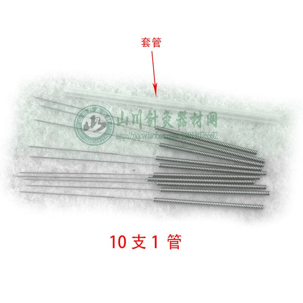 disposable acupuncture needle single use with tube acupunctue beauty massage needle 0.16/18/20/25/30mm 500pcs