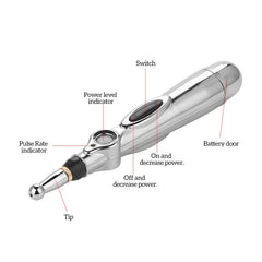 Electronic Acupuncture Pen Meridians Laser Acupuncture Machine Magnet Massager Chinese Therapy Handheld Acupoint Massage Stick 0