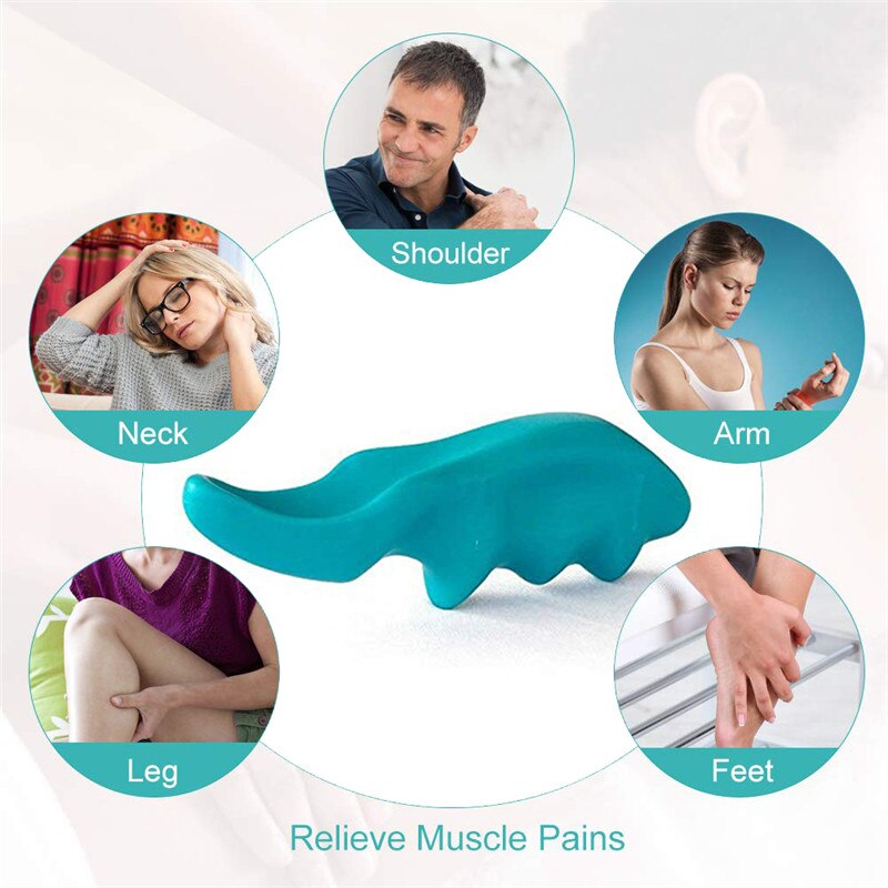 1PC Massage Device Manual Thumb Massage Physiotherapy Small Tool Full Body Deep Tissue Trigger Portable Multifunctional Tool