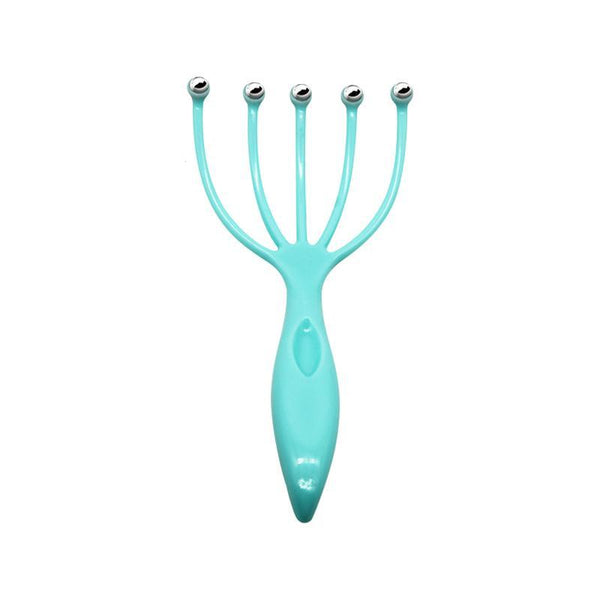 1Pc Five Finger Relax Massager Head Hair Held SPA Scalp Neck Stress Release Head Physician Steel Ball Massage Relaxation