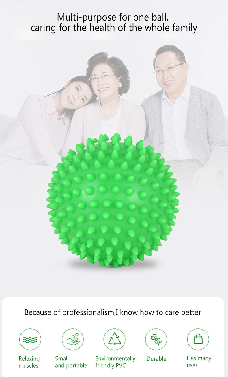 7cm 9cm Durable PVC Spiky Massage Ball Trigger Point Sport Fitness Hand Foot Pain Relief Plantar Fasciitis Reliever Hedgehog