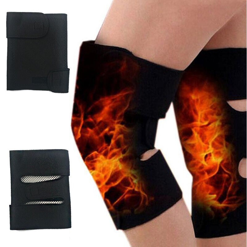 2 PCS/lot Knee Brace Support Kneepad Protector Tourmaline Self heating Belt Magnetic Protective Knee Massage Therapy Arthritis Secondary image