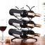 Creative European Retro Wrought Iron Wine Rack Home Desktop Decoration Rack Bar Wine Cellar Bar Supplies Home Furnishing