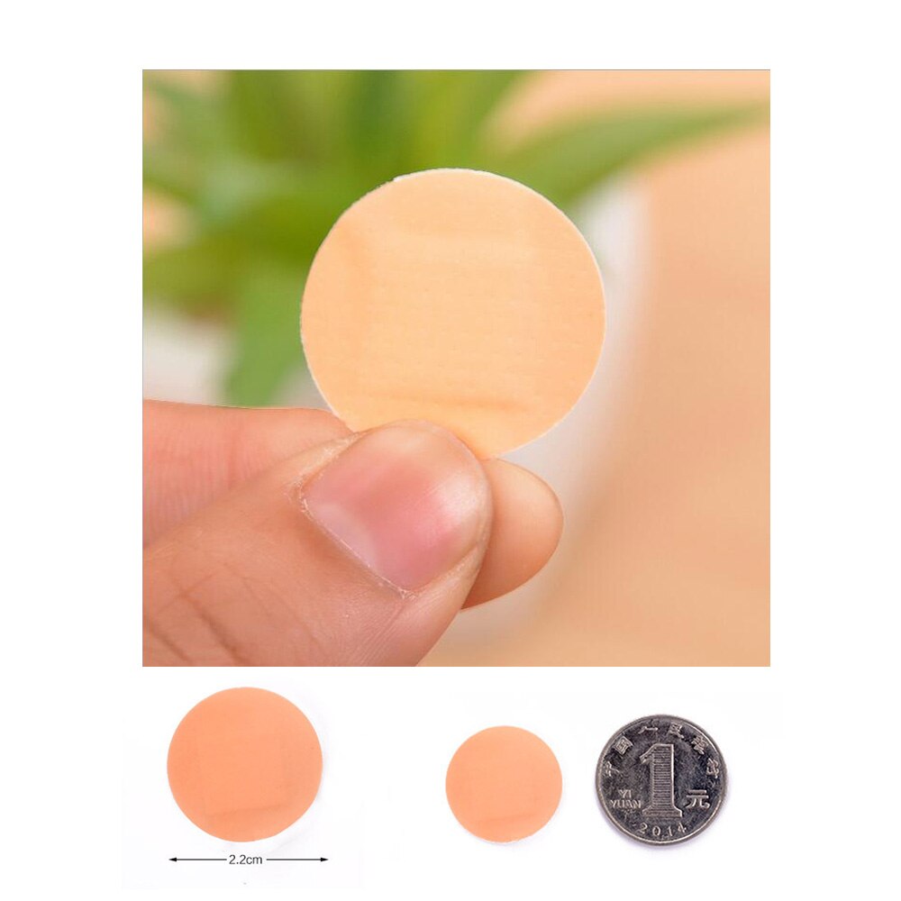 100Pcs/Lot Round Band Aid Wound Plaster Sterile Hemostasis Stickers First Aid Waterproof Healing Wounds Adhesive Bandage Main image
