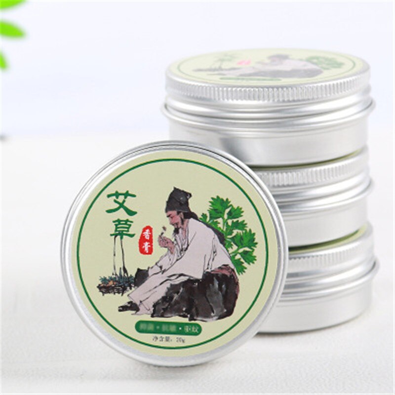 5pcs/lot  Chinese Medicine Herbal Moxa Moxibustion Cream Ointment Balm Relief Arthritis Neck Body Pain Health Care Tsao Mugwort Main image