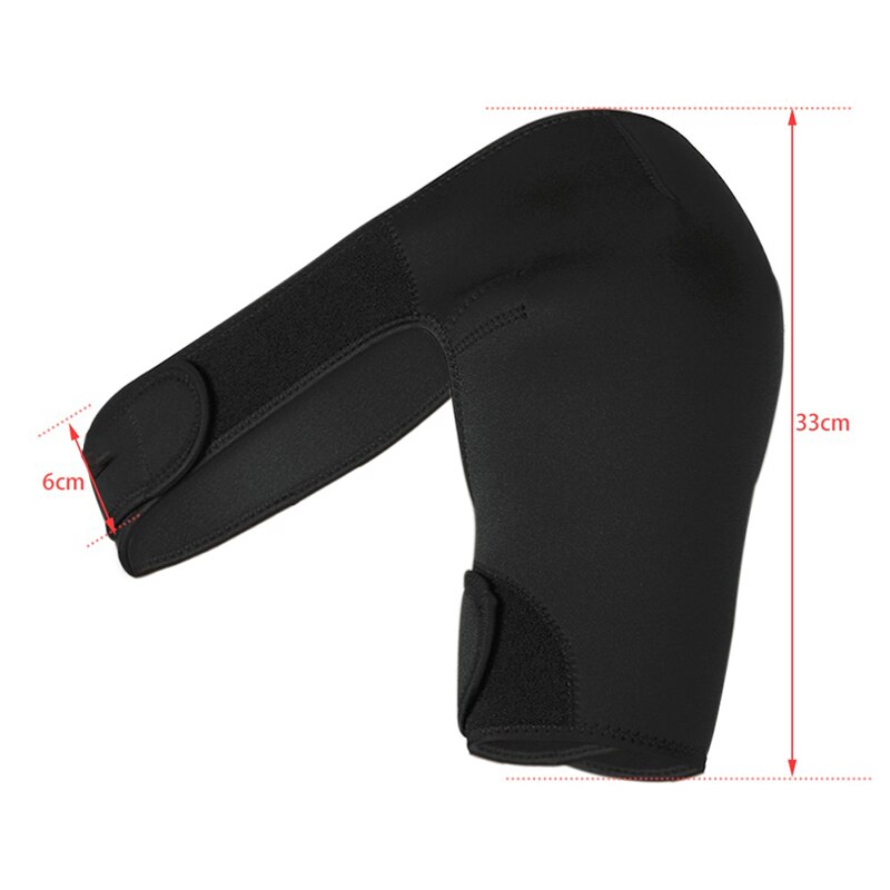 Adjustable Dislocated Shoulder Support Breathable Gym Sports Care Single Shoulder Support Back Brace Guard Strap Wrap Belt Band