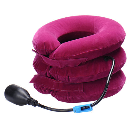 neck massage Inflatable collar to relieve neck muscles, reduce headaches, mild stretching of the cervical spine.