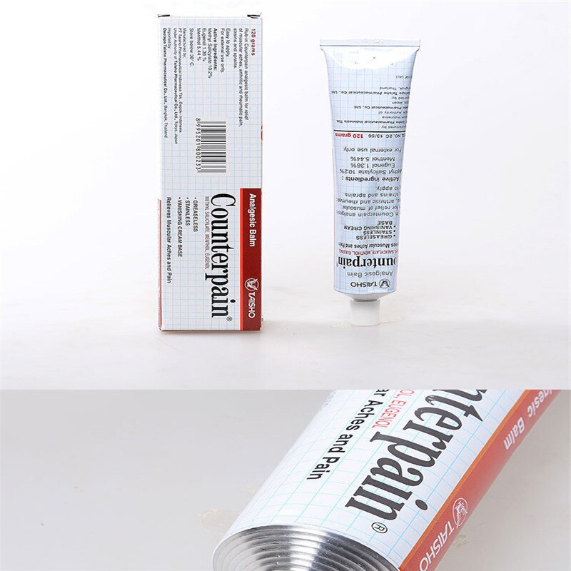120g Counterpain Analgesic Ointment Relieves Joint Arthritis Pain Muscle Ache Sports Injury Sprain Massage Thailand Secondary image