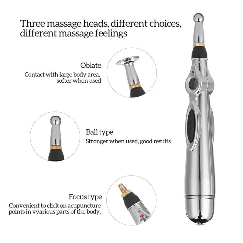 Electronic Acupuncture Pen Meridians Laser Acupuncture Machine Magnet Massager Chinese Therapy Handheld Acupoint Massage Stick 0 Secondary image