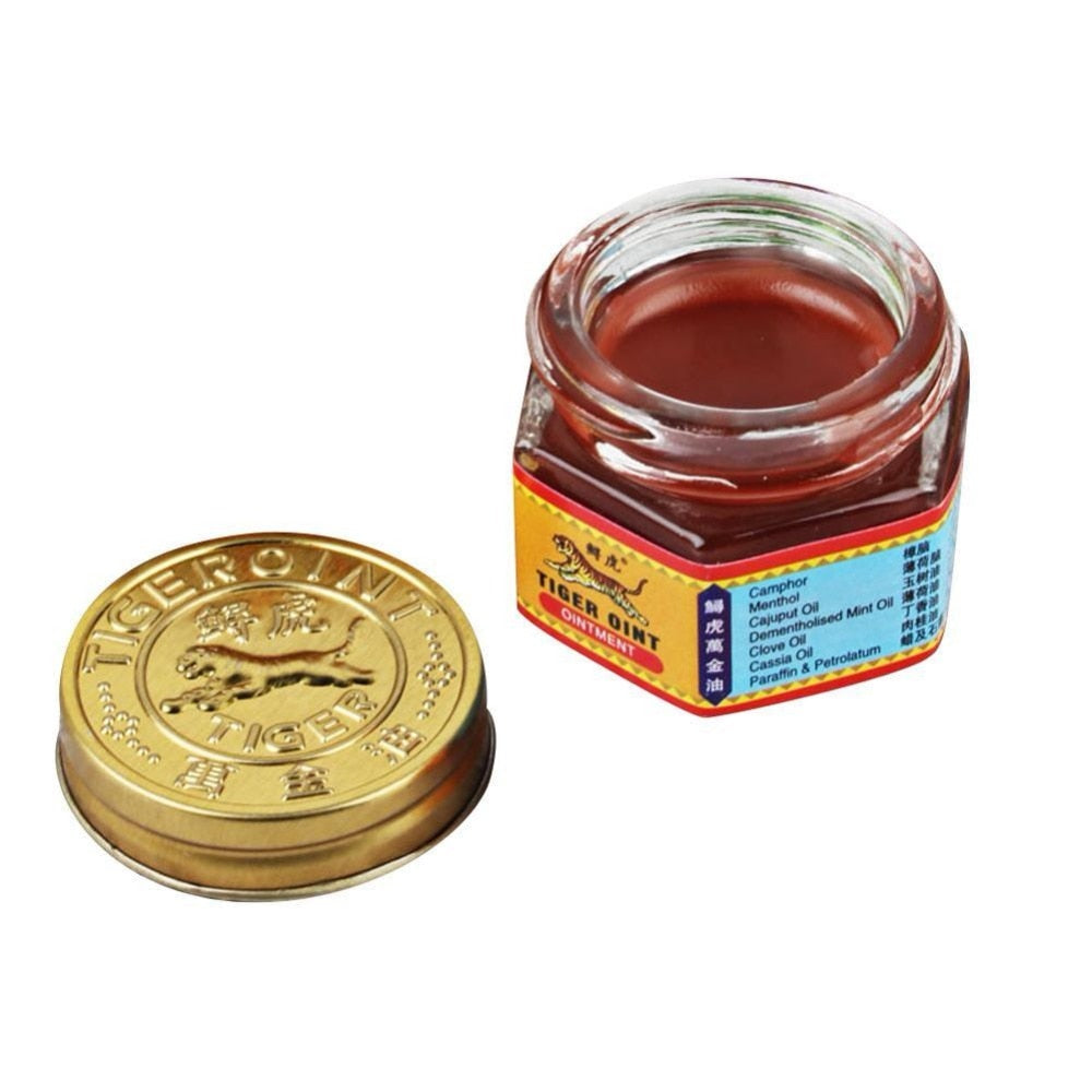 Red Tiger Ointment Balm Arthritis Joint Pain Body Massage Patches Pain Relief Plaster Ointment Headache Dizziness Essential Main image
