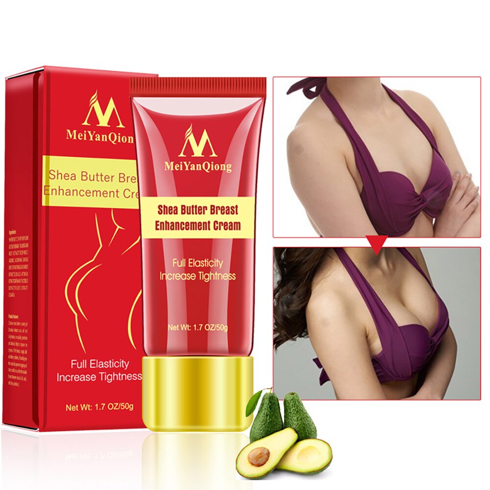 Meiyanqiong Shea Butter Breast Enhancement Cream +Lavender Beauty Breast Enhancer Massage Essential Oil Set Big Bust Skin Care