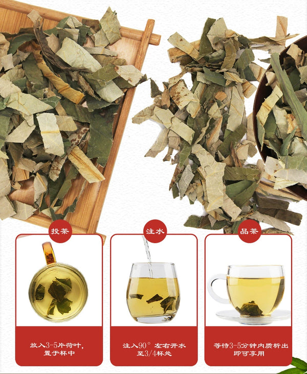 Yawei Lake Lotus Leaf 30g/bottle 雅女湖 荷叶 30g/瓶