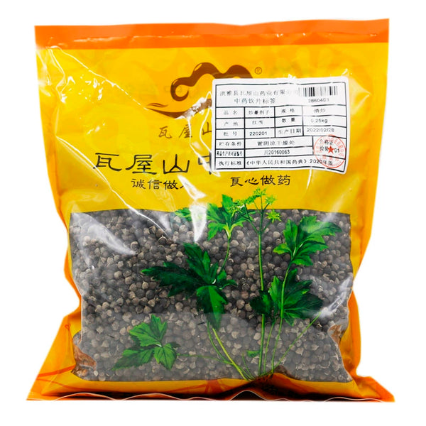 Wawasan Herb Pharmaceuticals Chinese Medicine Drinks Sautéed Bramble Seed Freshly Fried Chinese Herbal Medicine Grab & Go Chinese Herbal Shop Directory瓦屋山药业中药饮片 炒蔓荆子 清炒 中药材抓配 中药材店铺大全