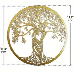 CIFbuy™ Exquisite Iron Artfully Crafted Rustic Black Tree of Life Wall Art - Laser Cut Metal Sculpture with Intricate Rustic Design & Fine Statue Ornaments, Enhances Home Aesthetic with Refinement - Unique Wall Sculptures.