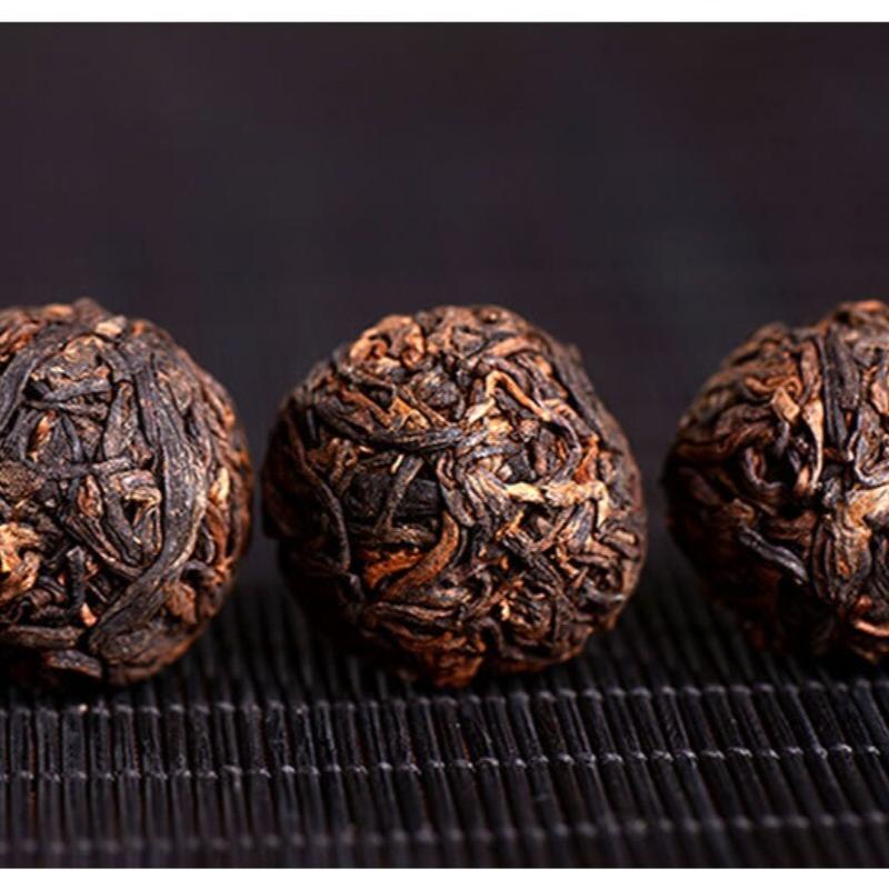 HelloYoungTea Yunnan Dragon Pearl Ripe Pu-erh Tea Premium Mini Tuo Balls 500g