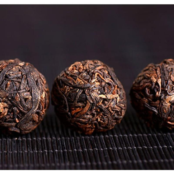 HelloYoungTea Yunnan Dragon Pearl Ripe Pu-erh Tea Premium Mini Tuo Balls 500g