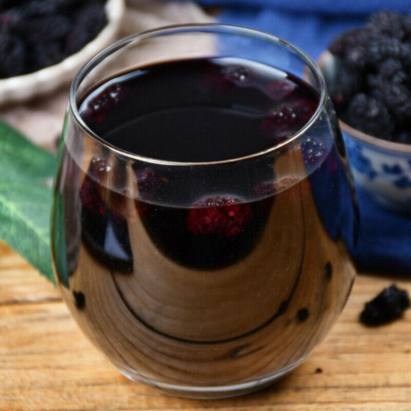 HelloYoungTea 250g Chinese Dried Mulberries Mulberry Herbal Tea Top Organic Sangshen Herb Tea