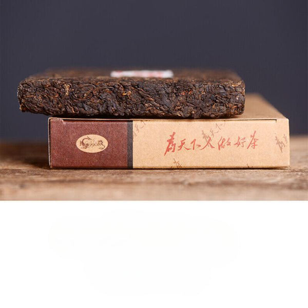 Haiwan 2018 Lao Tong Zhi 9908 Ripe Pu'er Lao Cha Tou Old Brick Shu Puer Tea 500g